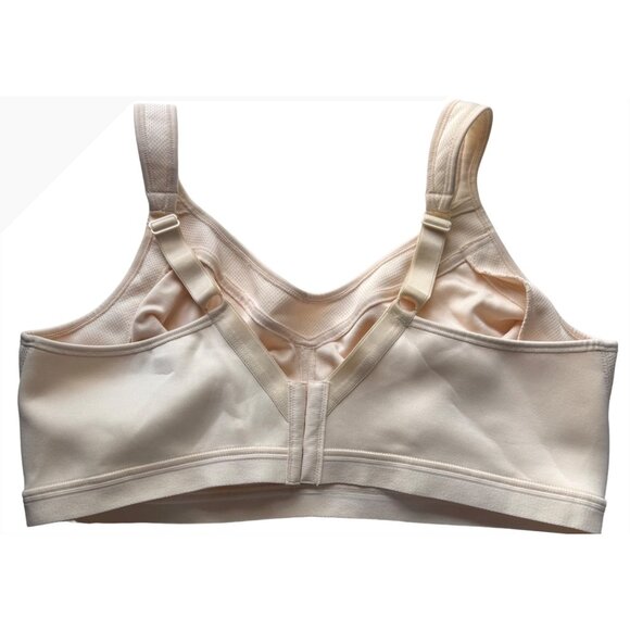 Playtex 18 Hour Wire-Free WF Bra Plus Size 44DD Light Beige Comfort Support New - Picture 4 of 11